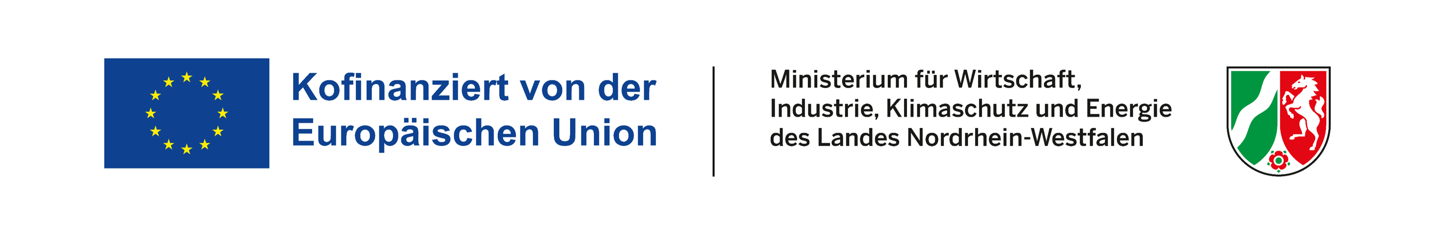 Kofinanziert von der Europäischen Union · Ministerium für Wirtschaft, Industrie, Klimaschutz und Energie des Landes Nordrhein-Westfalen